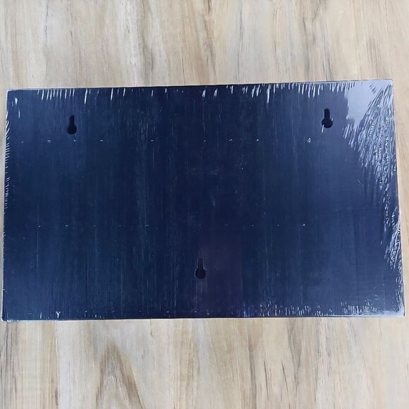 🩵NIB Black Bamboo Kitchen Wrap Cutter & Drawer Organizer - Picture 12 of 12